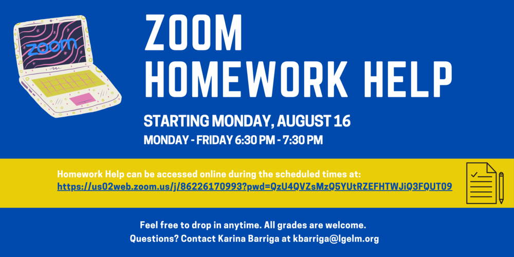 Zoom Homework Help